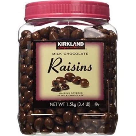 Kirkland Signature Milk Chocolate Raisins Kg Shopee Philippines