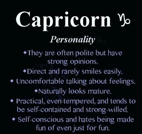 Capricorn Personality Capricorn Personality Capricorn Life Capricorn