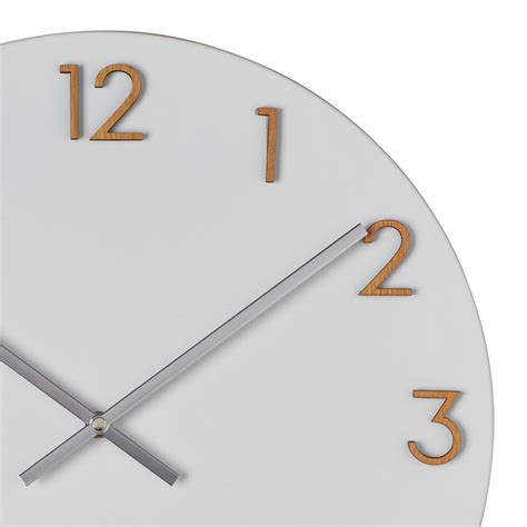 Buy Katelyn White 40cm Metal Wall Clock Online Purely Wall Clocks