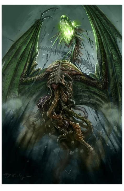 Necromancers Folly Zombie Dragon Liche Dragon Undead Etsy