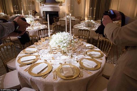 Melania Trumps Place Settings Revealed For First State Dinner Daily