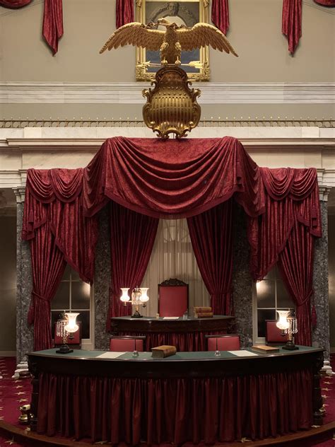 The Old Senate Chambers In The United States Capitol Building
