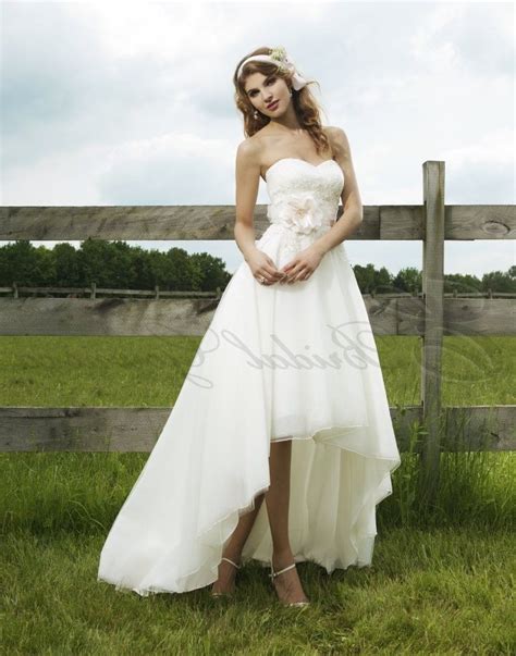 27 High Low Wedding Dresses Country