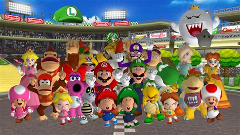 Mario Kart Characters Wii