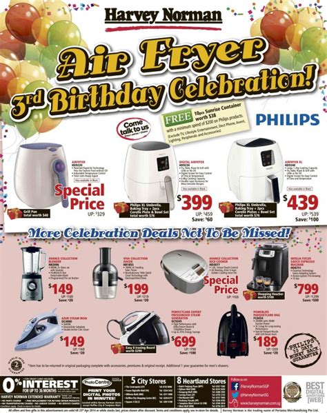 You can now enjoy your 9. Harvey Norman Air Fryer 3rd Birthday Celebration Sale ...