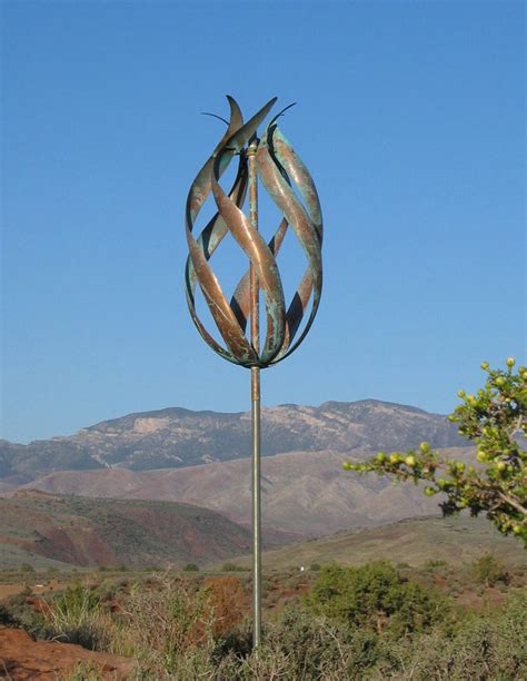Desert Flame Wind Sculpture Lyman Whitaker Grovewood Gallery