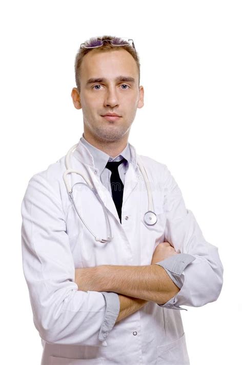 Doctor And Blank Board Stock Photo Image Of Isolated 11288040