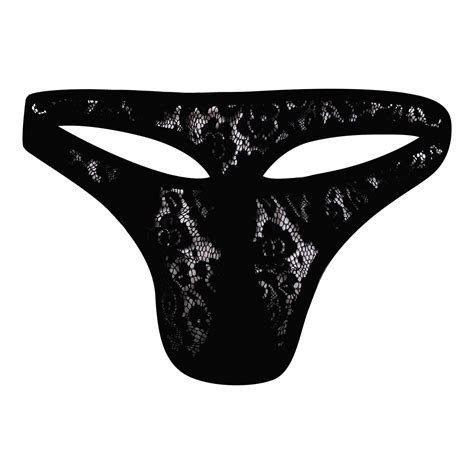Bkqcnkm Thongs Crotchless Panties Lingerie Mens Lace Thong Sex Panties