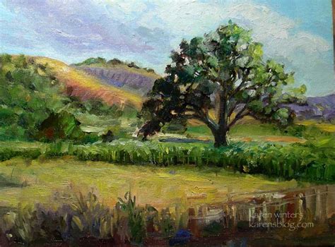 Vineyard Oak Karen Winters Blog California Impressionist Painter
