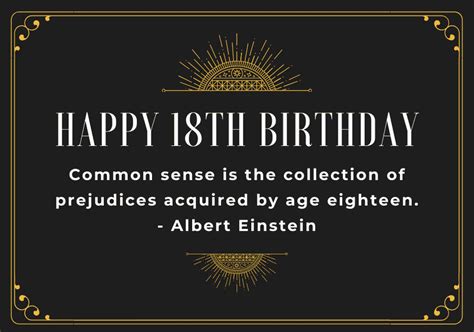 Happy 18th Birthday Funny Quotes Happy Birthday Card