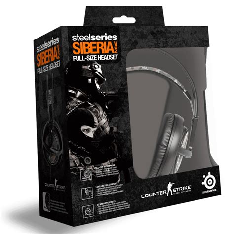 SteelSeries Siberia v2 Counter Strike: Global Offensive Edition — купить наушники по низкой цене