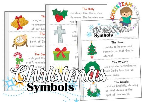 Christian Christmas Symbol Printables The Crafty Classroom