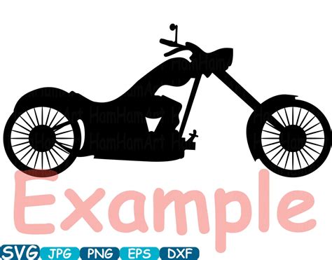 Monogram Motorbike Choppers Cutting Files Svg Motorcycle Svg Etsy