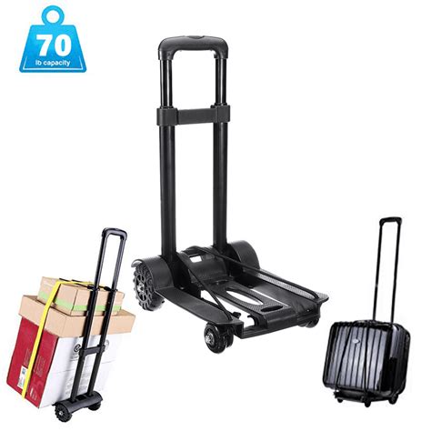 Generic Small Mini Folding Luggage Cart Heavy Duty Foldable Utility