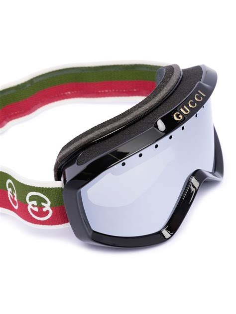 Gucci Eyewear Logo Strap Ski Goggles Farfetch