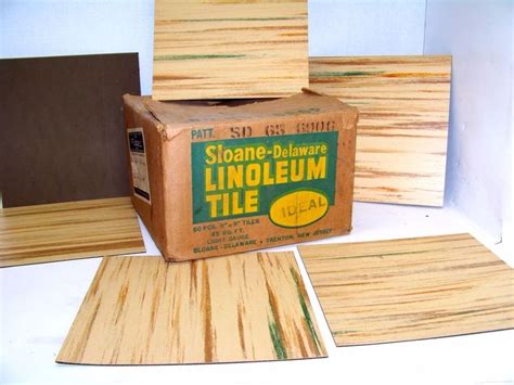 Linoleum is very accessible flooring which has a lot of strong points. Vintage Mid Century Flooring Linoleum Vinyl 9 X 9 Tiles ...