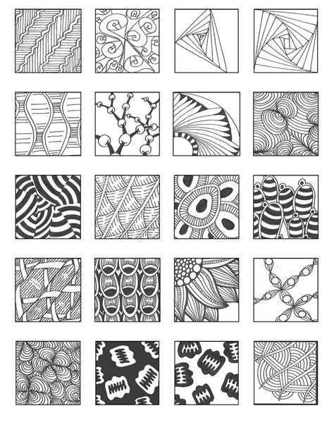 Noncat Zentangle Patterns Doodles Zentangles Doodle Patterns
