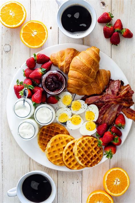 This Easy Breakfast Board With Bacon Eggs And Fresh Fruit Is The