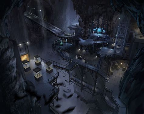 Artstation Batman Season 2 Batcave Gray Rogers Batman Concept