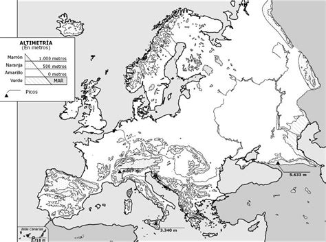 Mapa Politico De Europa En Blanco Y Negro Imagui