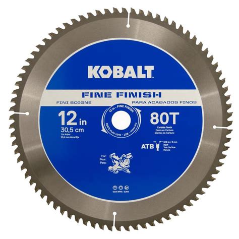 Kobalt 12 In 80 Tooth Segmented Carbide Circular Saw Blade At