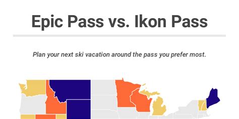 Epic Vs Ikon Pass Map