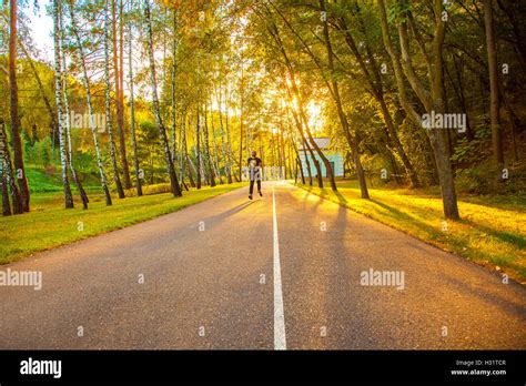Male Athlete Runner Running On Road Jog Workout Well Being Concept