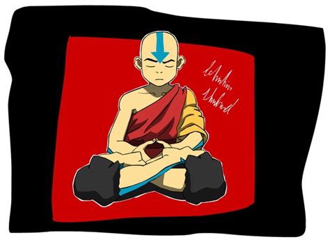 Avatar Aang Meditating By Applecrash On Newgrounds