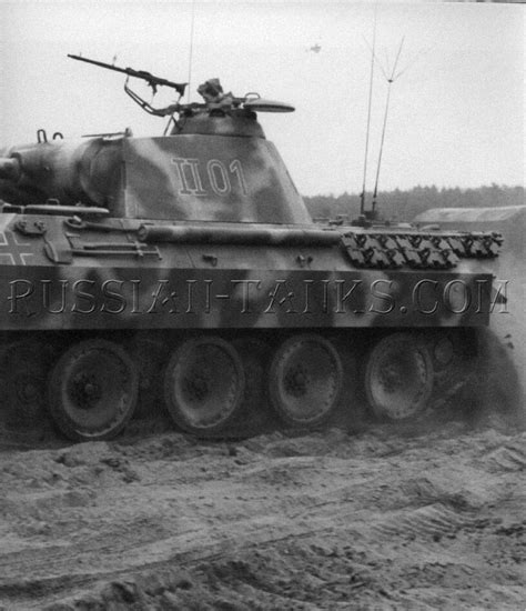 A Panther V Ausf G With Anti Aircraft Machine Gun Ring On The Cupola