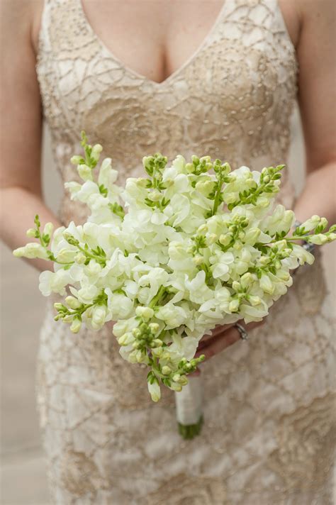 White Bridesmaid Bouquet