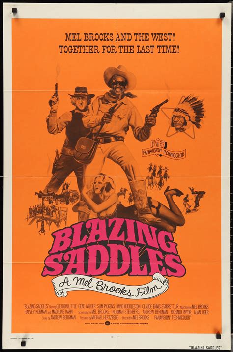 Blazing Saddles Vintage Movie Poster