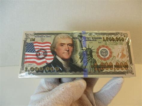 Package 100 Patriotic One Million Dollar Bill Gospel Tract S Pack