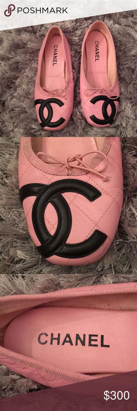 Chanel Pink Leather Ballet Flats Chanel Shoes Chanel Shoes Flats