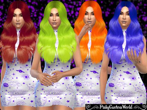 Recolor Of Leahlilliths Mari Hair The Sims 4 Catalog