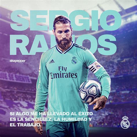 Sergio Ramos Real Madrid Poster On Behance