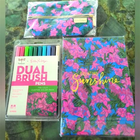 Lilly Pulitzer Other Lilly Pulitzer Sketch Book Pen Set And Pen