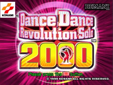Dance Dance Revolution Solo 2000 1999 Arcade Game