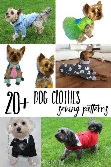 Cutest Paid And Free Printable Dog Clothes Patterns Swoodson Says