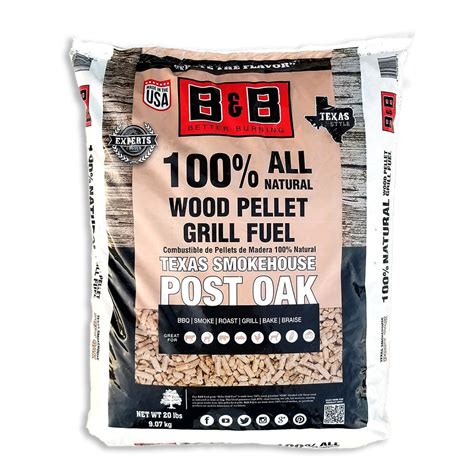B And B Post Oak Pellet Grill Fuel Shop Charcoal Wood And Fuel At H E B