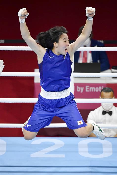 Olympics Japans Sena Irie Wins Womens Featherweight Boxing Gold In Tokyo