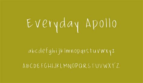 Everyday Apollo Free Font