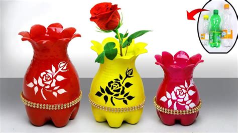 Stylist Flower Vase Making At Home Plastic Bottle Flower Vase Artofit