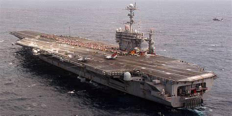 After Almost 6 Year Long Refueling Overhaul Aircraft Carrier Uss George