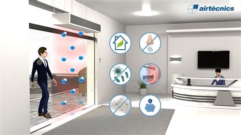 Airtècnics Air Curtains With Purification And Disinfection Technology