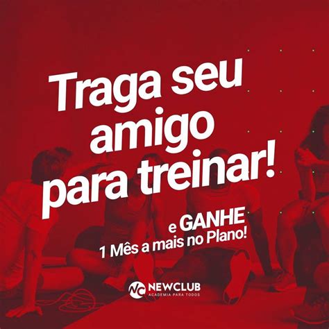 academia new club traga seu amigo para treinar na new club