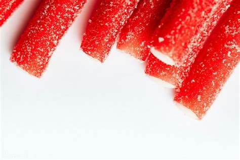 Download Premium Image Of Red Chewy Candies Coated With Sugar 2281936