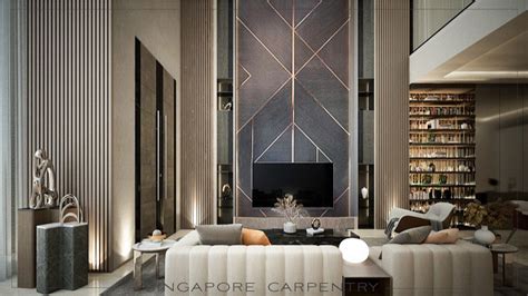 5 Incredibly Elegant And Modern Living Rooms Carpentry Singapore