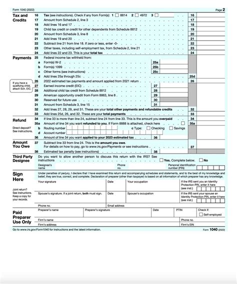 Form 1040 Us Individual Tax Return Definition Types And Use