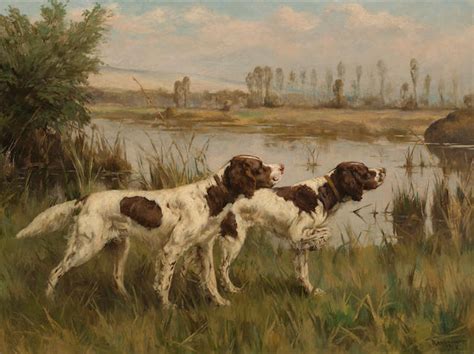 Bonhams Percival Leonard Rosseau American 1859 1937 Two Setters By