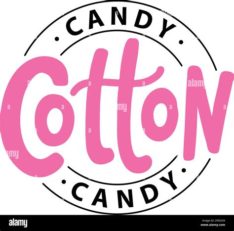 cotton candy sign stock vector images alamy